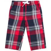 Larkwood Baby/Toddler Tartan Lounge Pants - Red/Navy Size 3-4