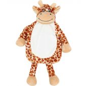 Mumbles Giraffe Hot Water Bottle Cover - Brown Size ONE