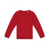 Native Spirit Kids Crew Neck Sweatshirt - Hibiscus Red Size 12-14