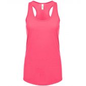 Next Level Apparel Ladies Ideal Racer Back Tank Top - Hot Pink Size XL