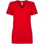 Next Level Apparel Ladies Ideal V Neck T-Shirt - Red Size XXL
