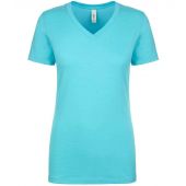 Next Level Apparel Ladies Ideal V Neck T-Shirt - Tahiti Blue Size XXL