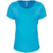 Next Level Apparel Ladies Ideal Dolman T-Shirt - Turquoise Blue Size XXL