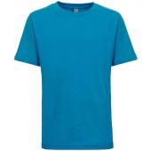 Next Level Apparel Kids Cotton Crew Neck T-Shirt - Turquoise Blue Size XL
