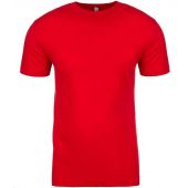 Next Level Apparel Unisex Cotton Crew Neck T-Shirt - Red Size 4XL