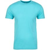 Next Level Apparel Unisex Cotton Crew Neck T-Shirt - Tahiti Blue Size XS