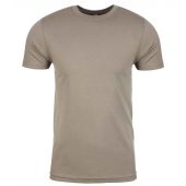 Next Level Apparel Unisex Cotton Crew Neck T-Shirt - Warm Grey Size XS