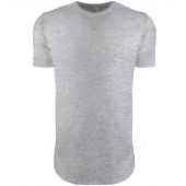 Next Level Apparel Long Body Cotton T-Shirt - Heather Grey Size XXL