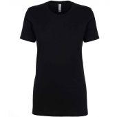 Next Level Apparel Ladies Cotton T-Shirt - Black Size S