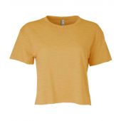 Next Level Apparel Ladies Festival Cali Cropped T-Shirt - Antique Gold Size XXL