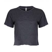 Next Level Apparel Ladies Festival Cali Cropped T-Shirt - Antique Denim Size XS