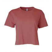Next Level Apparel Ladies Festival Cali Cropped T-Shirt - Smoked Paprika Size XS