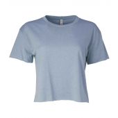 Next Level Apparel Ladies Festival Cali Cropped T-Shirt - Stonewash Denim Size XXL