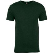 Next Level Apparel Tri-Blend Crew Neck T-Shirt - Black Forest Size XS
