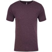Next Level Apparel Tri-Blend Crew Neck T-Shirt - Vintage Purple Size XS