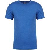 Next Level Apparel Tri-Blend Crew Neck T-Shirt - Vintage Royal Blue Size XS