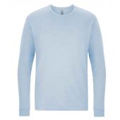 Next Level Apparel Unisex CVC Long Sleeve T-Shirt - Heather Columbia Blue Size XS