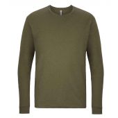 Next Level Apparel Unisex CVC Long Sleeve T-Shirt - Military Green Size 3XL
