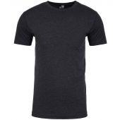 Next Level Apparel Unisex Sueded Crew Neck T-Shirt - Heather Charcoal Size XS