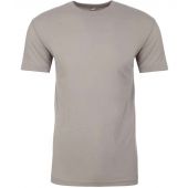Next Level Apparel Unisex Sueded Crew Neck T-Shirt - Light Grey Size 3XL