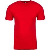 Next Level Apparel Unisex Sueded Crew Neck T-Shirt - Red Size 3XL