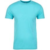 Next Level Apparel Unisex Sueded Crew Neck T-Shirt - Tahiti Blue Size XS