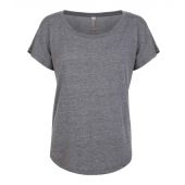 Next Level Apparel Ladies Tri-Blend Dolman T-Shirt - Premium Heather Size 3XL