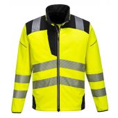 Portwest PW3 Hi-Vis Soft Shell Jacket - Yellow/Black Size 3XL