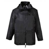 Portwest Classic Rain Jacket - Black Size XXL