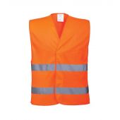 Portwest Hi-Vis Two Band Vest - Orange Size 4XL/5XL