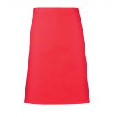 Premier 'Colours' Mid Length Apron - Strawberry Red Size ONE