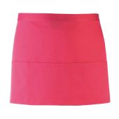 Premier 'Colours' 3 Pocket Apron - Hot Pink Size ONE