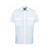 Premier Short Sleeve Pilot Shirt - Light Blue Size 19
