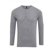 Premier Long John Roll Sleeve T-Shirt - Grey Marl Size 3XL