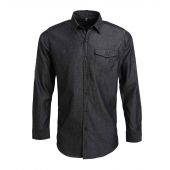 Premier Jeans Stitch Denim Shirt - Black Denim Size 3XL