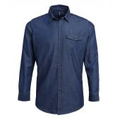 Premier Jeans Stitch Denim Shirt - Indigo Denim Size 3XL