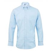 Premier Signature Long Sleeve Oxford Shirt - Light Blue Size 19