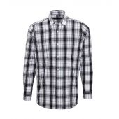 Premier Ginmill Check Long Sleeve Shirt - Black/White Size 3XL