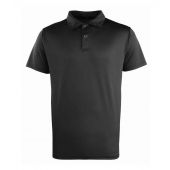 Premier Coolchecker® Stud Piqué Polo Shirt - Black Size 3XL