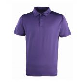 Premier Coolchecker® Stud Piqué Polo Shirt - Purple Size 3XL
