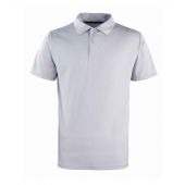 Premier Coolchecker® Stud Piqué Polo Shirt - Silver Size 3XL
