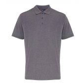 Premier Coolchecker® Piqué Polo Shirt - Grey Melange Size 4XL