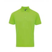 Premier Coolchecker® Piqué Polo Shirt - Neon Green Size S