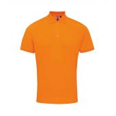 Premier Coolchecker® Piqué Polo Shirt - Neon Orange Size S