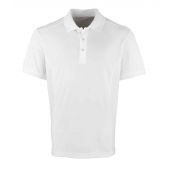 Premier Coolchecker® Piqué Polo Shirt - White Size 4XL