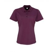 Premier Ladies Coolchecker® Piqué Polo Shirt - Aubergine Size XXL