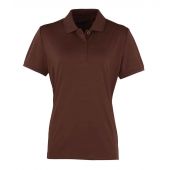 Premier Ladies Coolchecker® Piqué Polo Shirt - Brown Size XXL