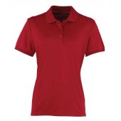 Premier Ladies Coolchecker® Piqué Polo Shirt - Burgundy Size XXL
