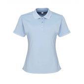 Premier Ladies Coolchecker® Piqué Polo Shirt - Light Blue Size XXL