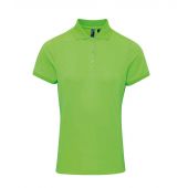 Premier Ladies Coolchecker® Piqué Polo Shirt - Neon Green Size XS